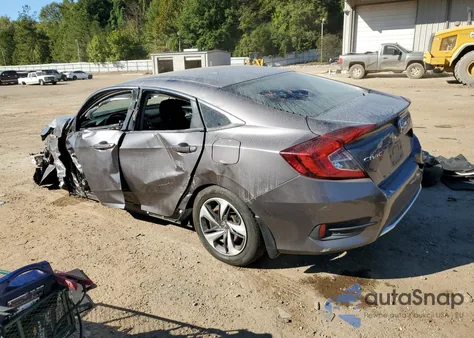 2019 Honda Civic Lx из США, поврежденный, VIN 19XFC2F62KE010306